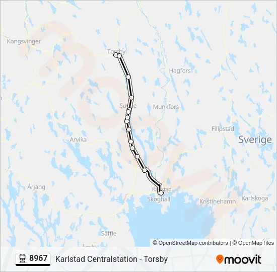 8967 Train Line Map