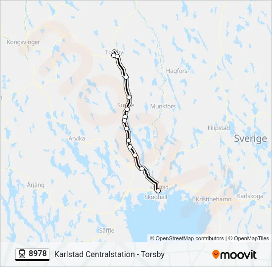 8978 Train Line Map