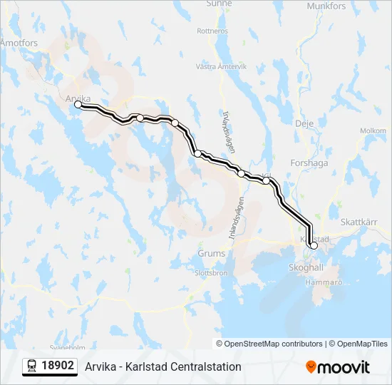 18902 Train Line Map