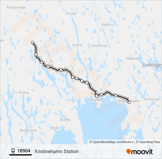 18904 train Line Map