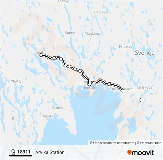 18911 Train Line Map