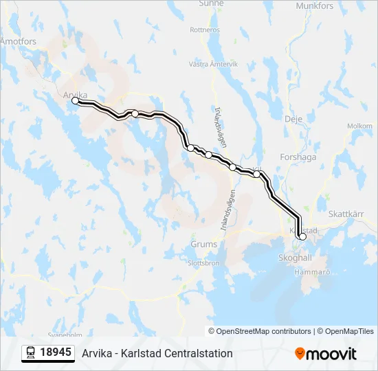 18945 Train Line Map