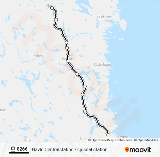 8266 Train Line Map