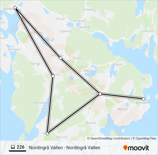226  Line Map