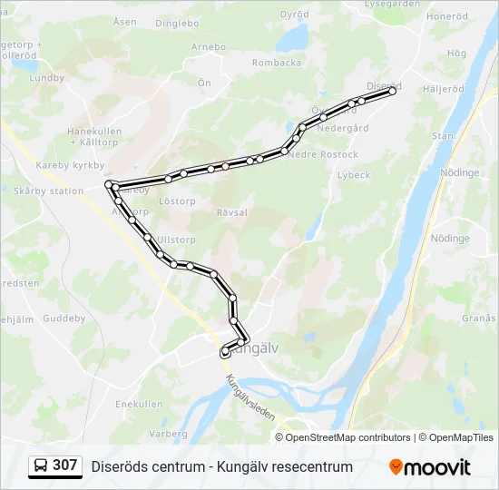 307  Line Map