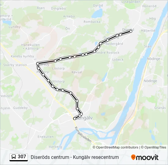 307  Line Map