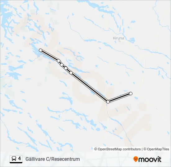 4 Bus Line Map