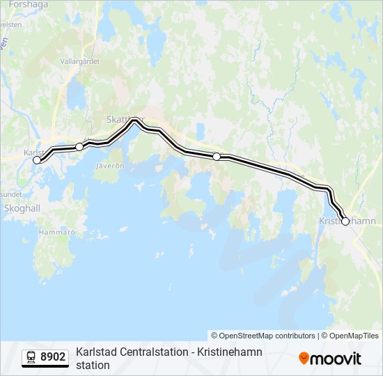 8902 train Line Map