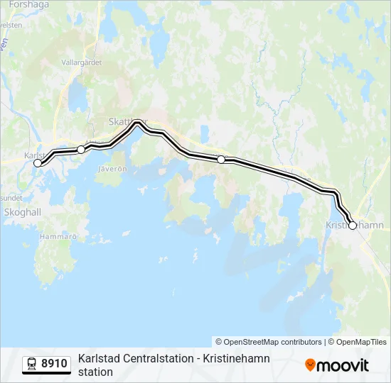 8910 Train Line Map