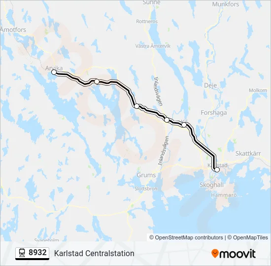 8932  Line Map