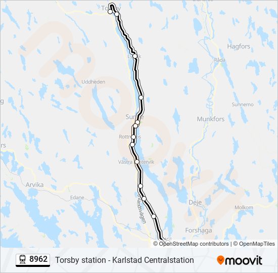 8962 train Line Map