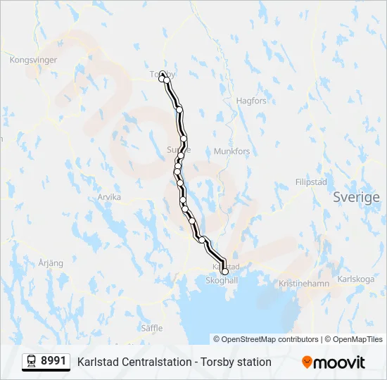 8991  Line Map