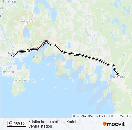 18915 train Line Map