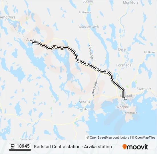 18945  Line Map