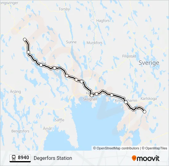 8940 Train Line Map