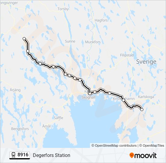 8916 train Line Map