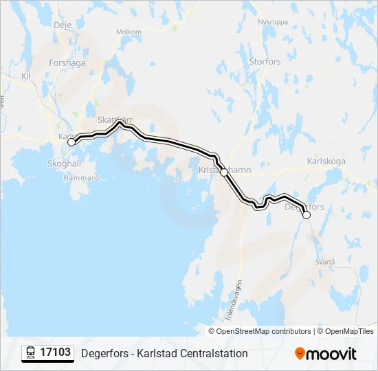 17103 Train Line Map