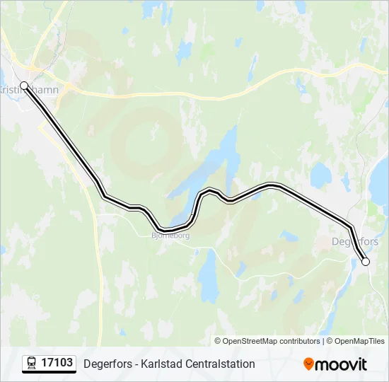 17103 Train Line Map
