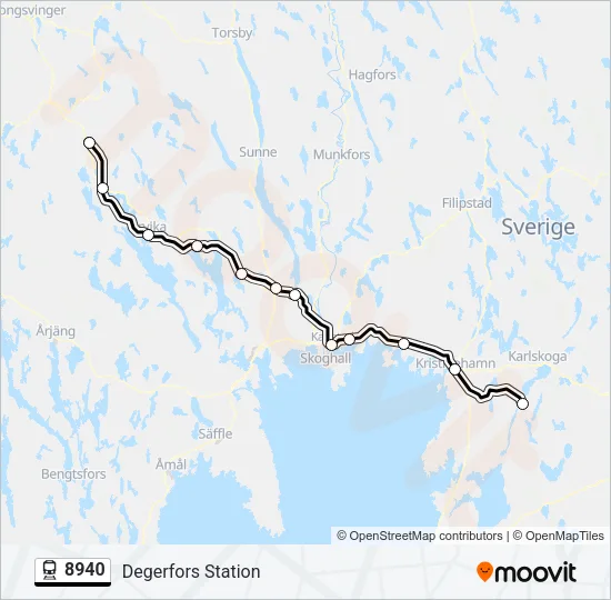8940 Train Line Map