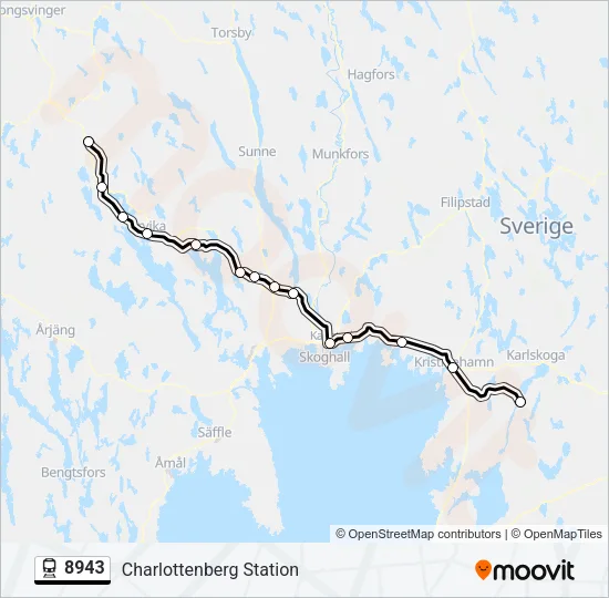 8943 Train Line Map