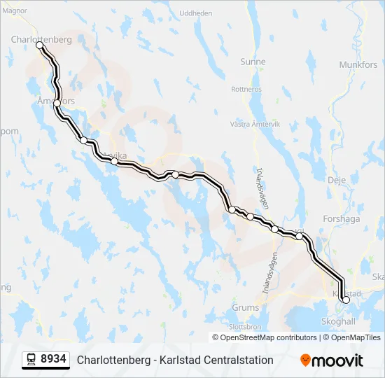 8934 Train Line Map