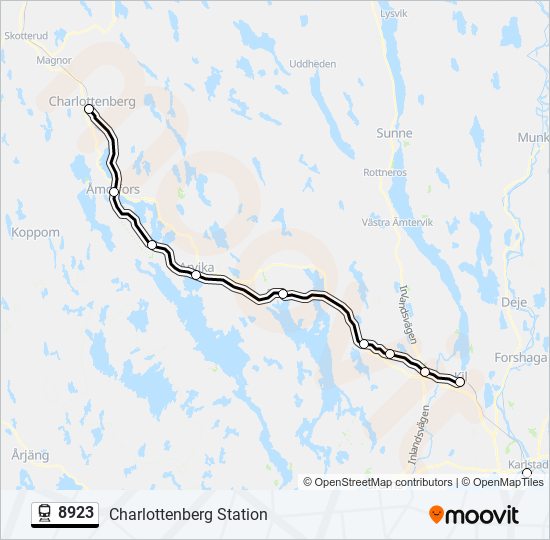 8923 train Line Map