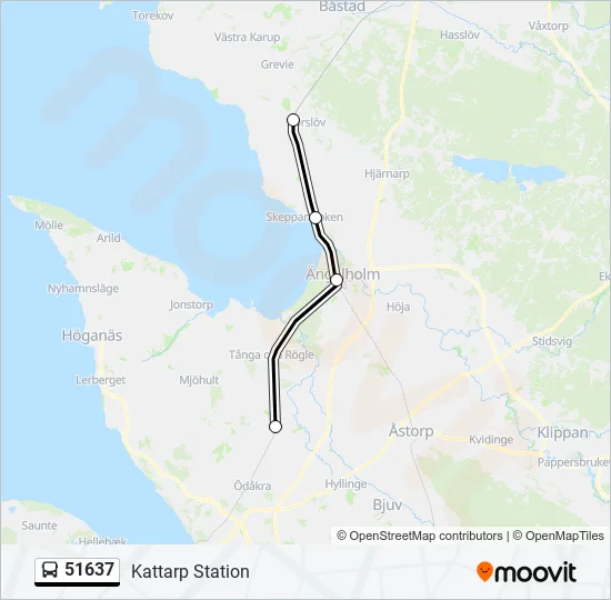 51637 Bus Line Map