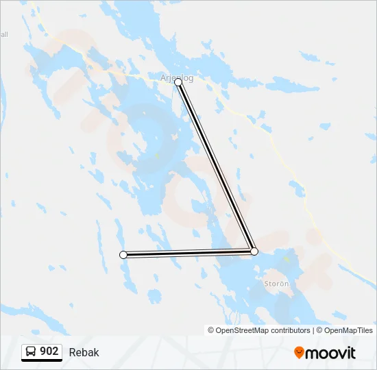 902 Bus Line Map
