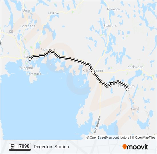 17090 train Line Map