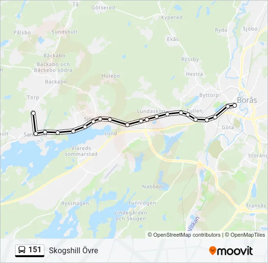 151  Line Map
