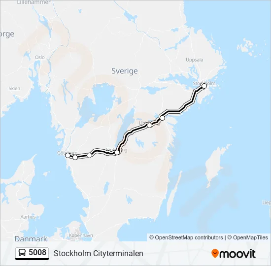 5008  Line Map