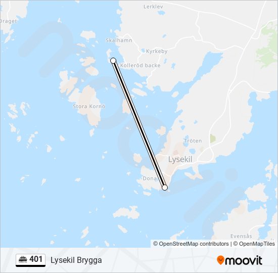 401 ferry Line Map