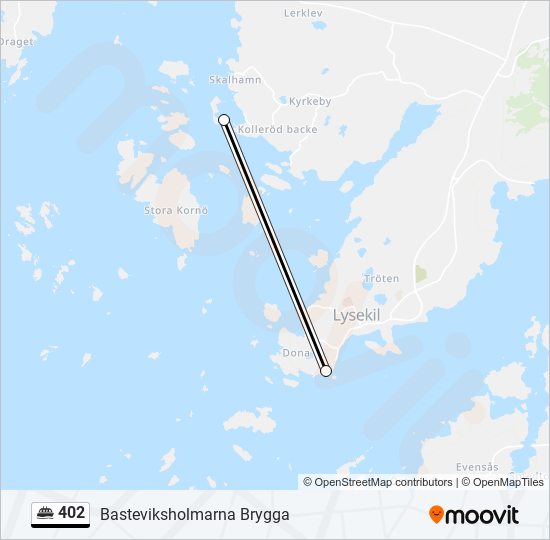 402 ferry Line Map