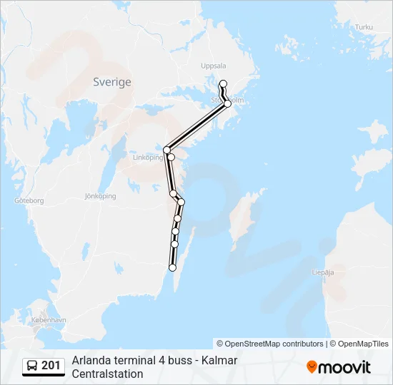 201  Line Map