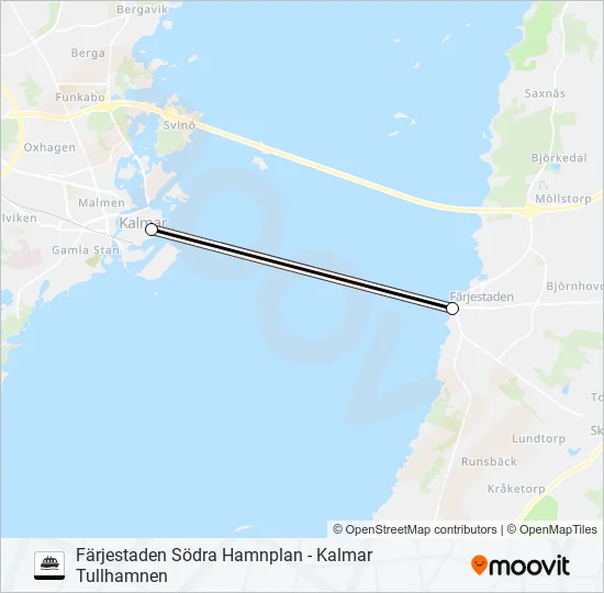 RESSELS REDERI  Line Map
