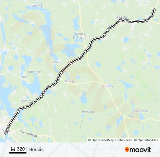 320 Bus Line Map