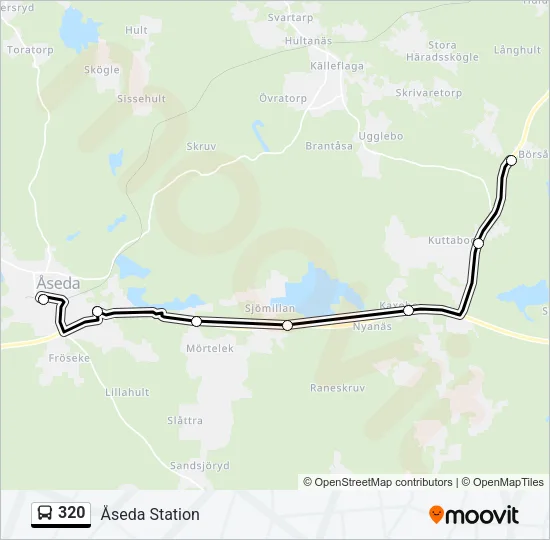 320 Bus Line Map