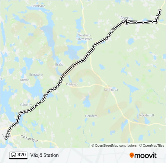320 Bus Line Map