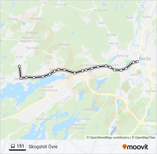 151  Line Map
