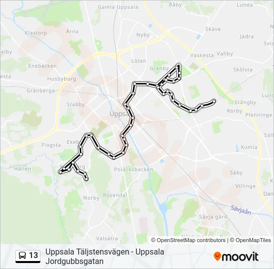 13  Line Map