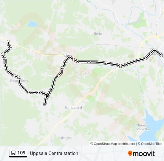 109  Line Map