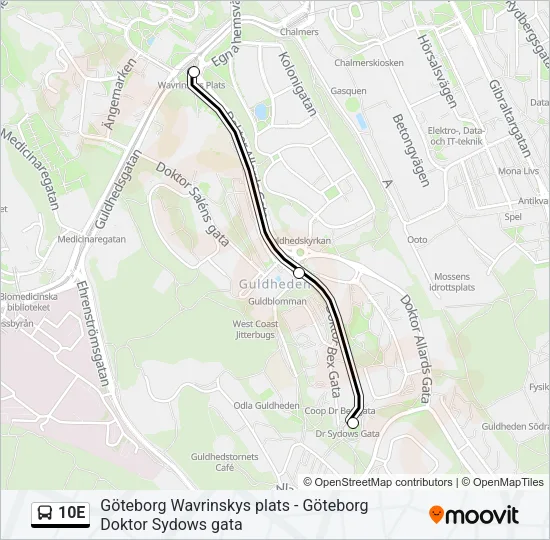 10E  Line Map