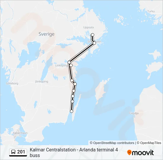201  Line Map
