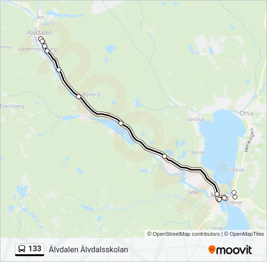 133  Line Map
