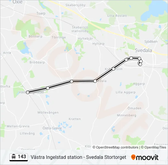 143 Cable Car Line Map