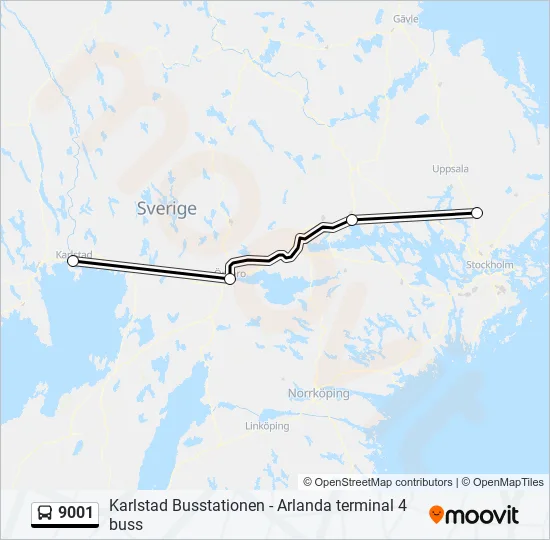 9001  Line Map