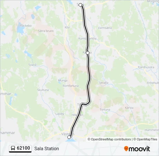 62100 Bus Line Map