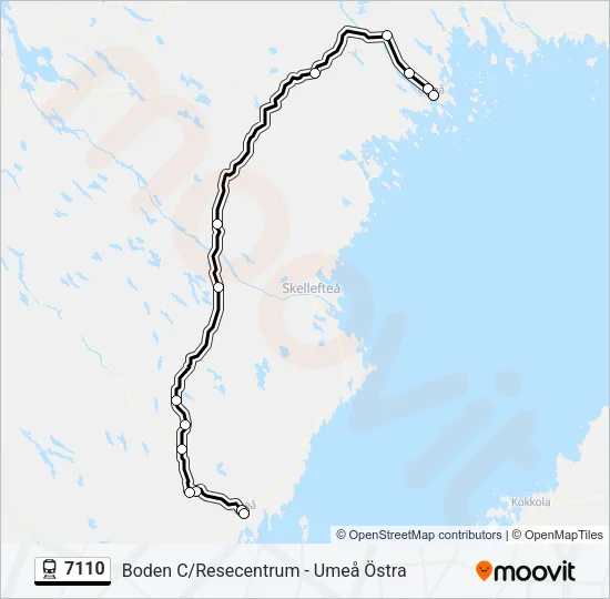 7110  Line Map