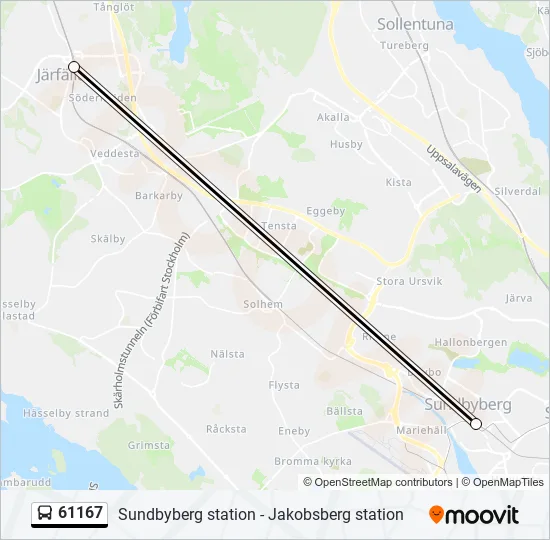 61167  Line Map