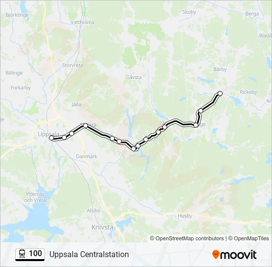100  Line Map